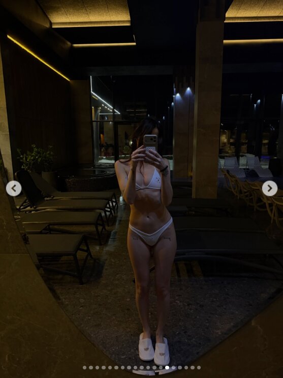 Скрин публикации Нади Дорофеевой