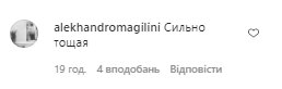 Коментарі зі сторінки Маші Єфросиніної в Instagram