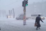 сильный снегопад