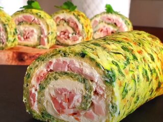 Рулет из кабачков, кадр из видео