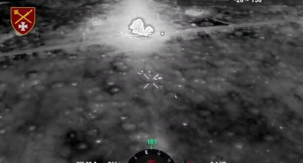 видео с украинского дрона