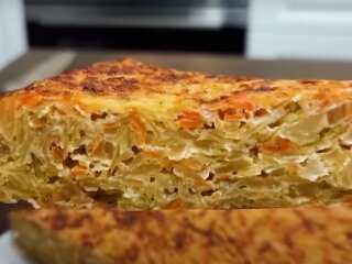 Пирог из капусты, кадр из видео