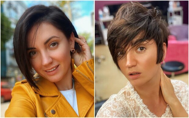 Оля Цибульська до та після зміни іміджу