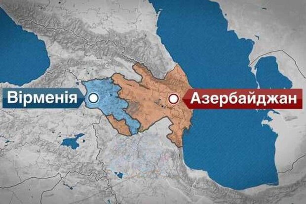 Карта з "проблемною" ділянкою для країн