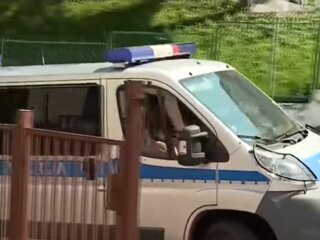 Поліція у Польщі, кадр з відео