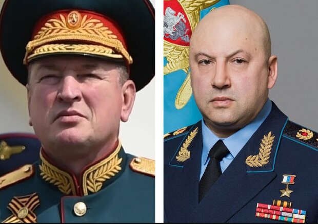 генерал-полковник Александр Лапин и генерал армии Сергей Суворикин