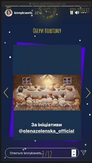 Сториз Елены Кравец