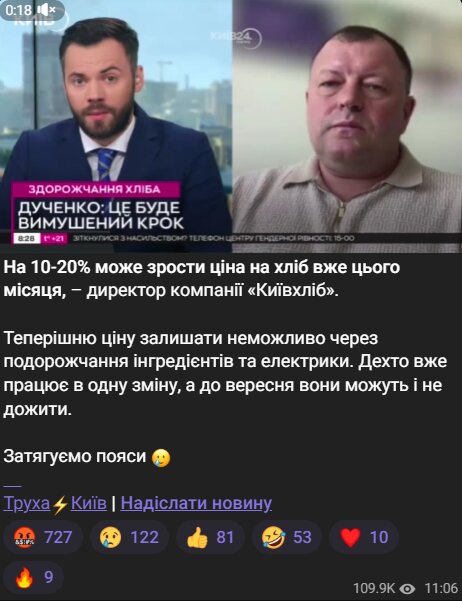 Скрін публікації