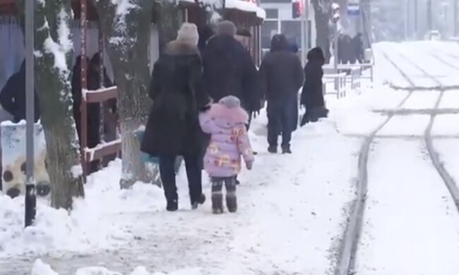 Погода, зима