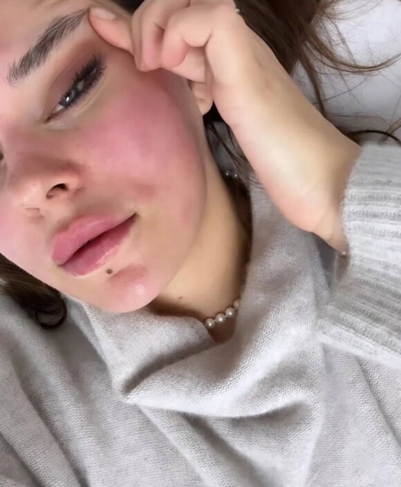 Скрин публикации Александры Зарицкой