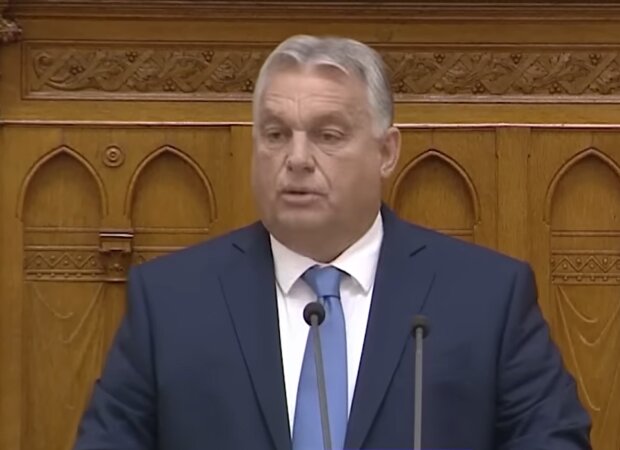 Виктор Орбан, кадр из выступления