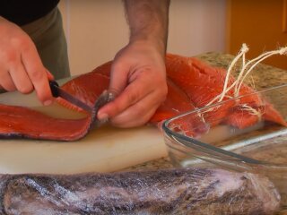 Копченый лосось