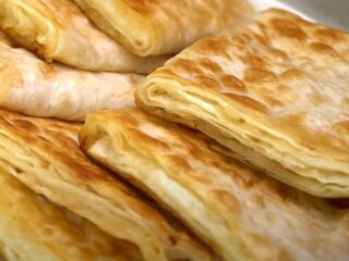 "Ленивые пирожки" с яблоком, кадр из видео