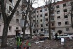 Результат российской ракетной атаки на Украину, фото из соцсетей