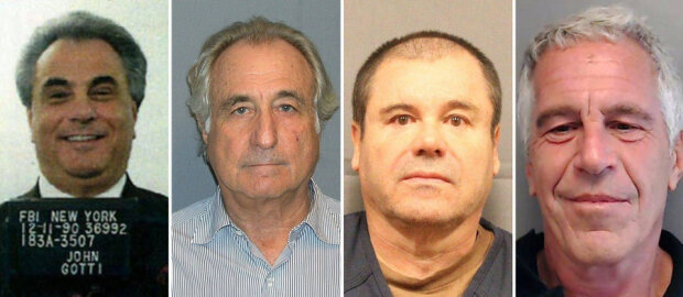 Готті, Мейдофф, Ель Чапо, Епштейн.