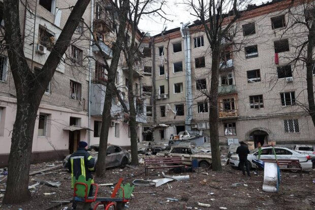 Результат російської ракетної атаки на Україну, фото із соцмереж