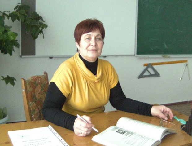 Вчителька на уроці