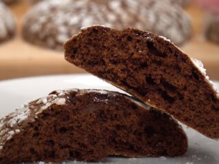 Шоколадное печенье: скрин с видео