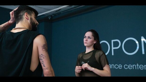 Юлія Саніна на репетиції