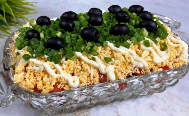 Салат "Карабас-Барабас", кадр из видео