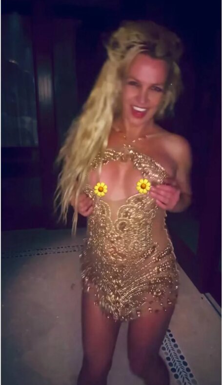 Скрін публікації Брітні Спірс