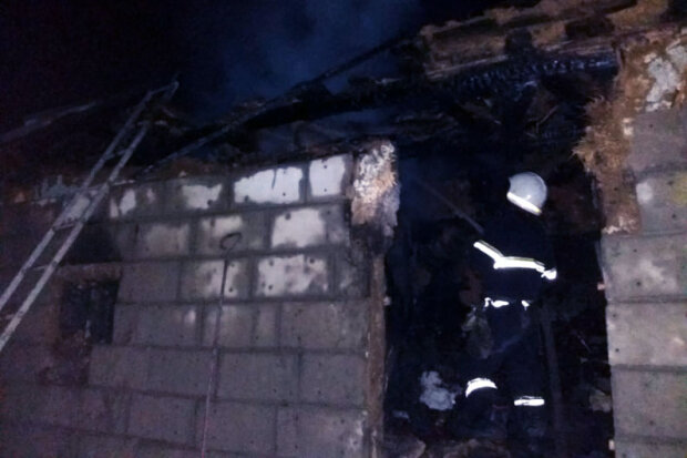 Пожар в Днепропетровской области