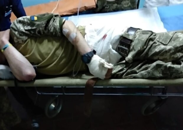 ранен украинский военный