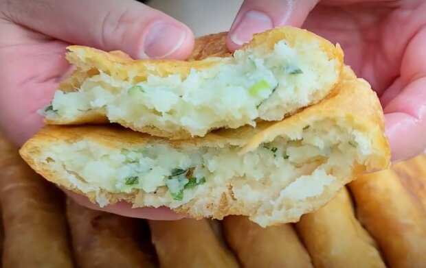 Пирожки с картошкой, кадр из видео