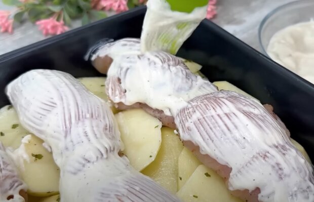 Куряча грудка, кадр з відео