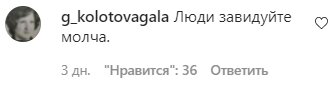 Коментарі на пост з фан-сторінки Алли Пугачової в Instagram