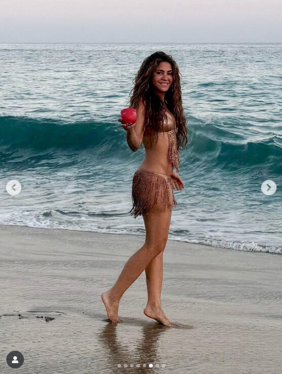 Скрін публікації Шакіри