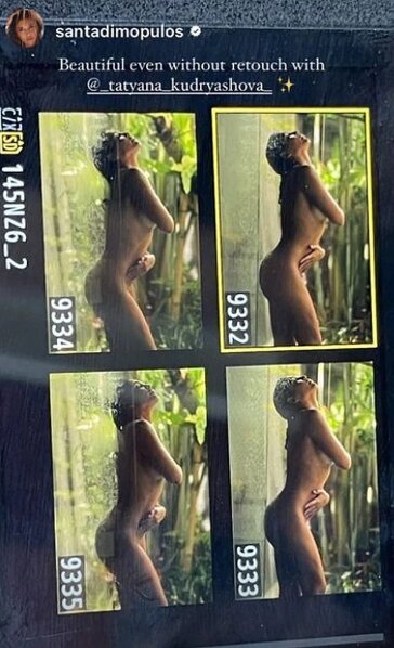 Санта Дімопулос: скрін з Instagram