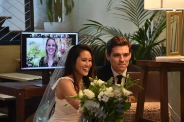Весілля онлайн, фото з вільних джерел