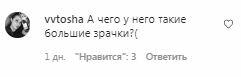 Коментарі на пост Олі Полякової в Instagram
