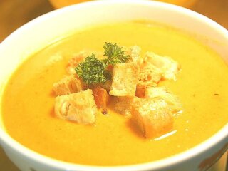 Тыквенный суп, кадр из видео