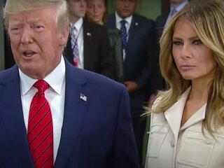 Мелания и Дональд Трамп
