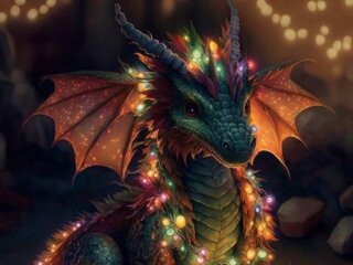 Символ 2024 року, Зелений Дракон, фото: Pinterest