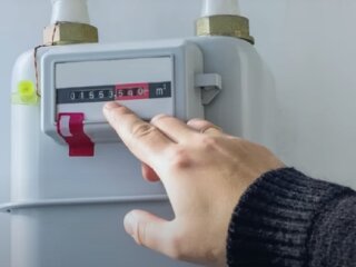 Показатели газового счетчика