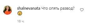 Коментарі зі сторінки Анни Сєдокової в Instagram