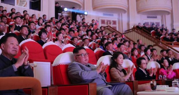 Ким Чен Ын с женой