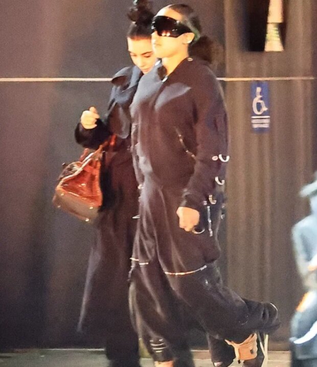 Кім Кардаш'ян без макіяжу з донькою Норт