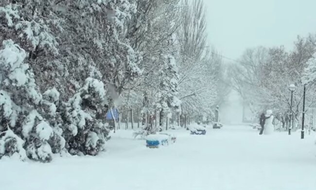 Погода, зима