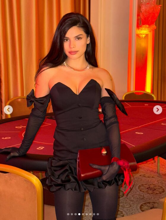 Скрин публикации Мишель Андраде