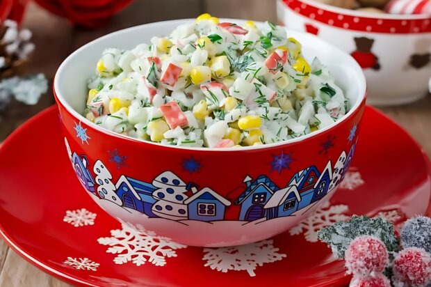 Крабовий салат, фото: shutterstock.com