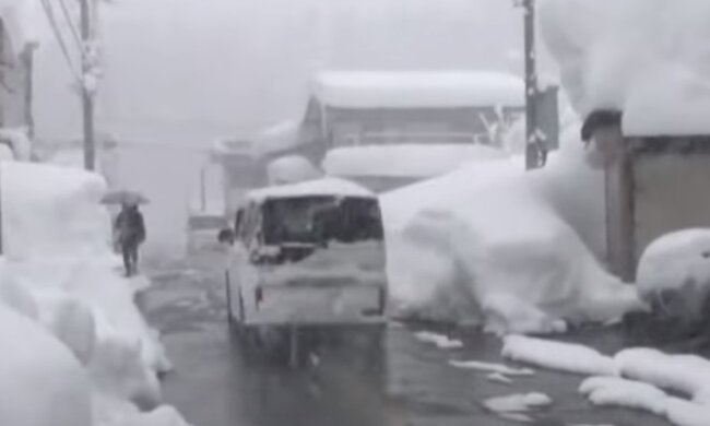 Погода, зима, снегопад