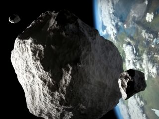 Приближение астероида к Земле