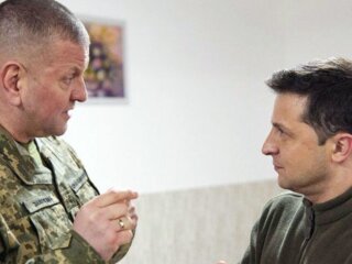 Валерій Залужний та Володимир Зеленський