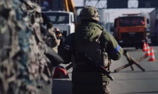 Блокпост: скрин с видео
