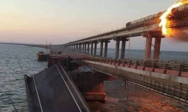 Кримський міст, фото із соцмереж
