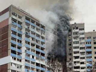 Ракетная атака по Киеву 7 января: скрин из сети